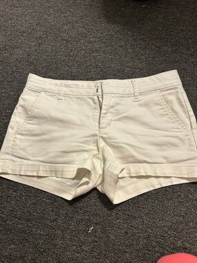 Harper White Denim Shorts